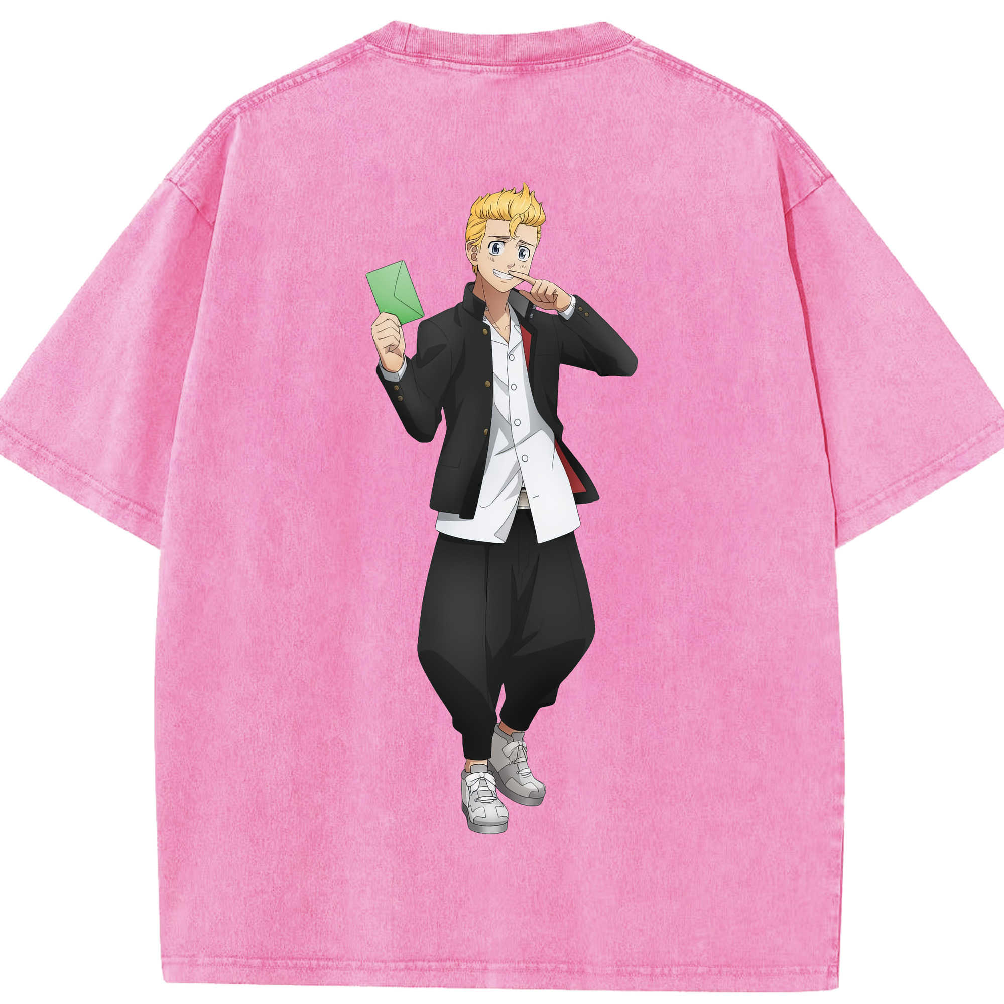 （画像用） 東京リベンジャーズ Tokyo Revengers 綿100% ヴィンテージ風 半袖Tシャツ（背面プリント）